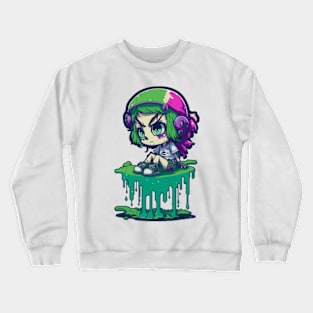 Undead Rest - Halloween Cute Cartoon Crewneck Sweatshirt